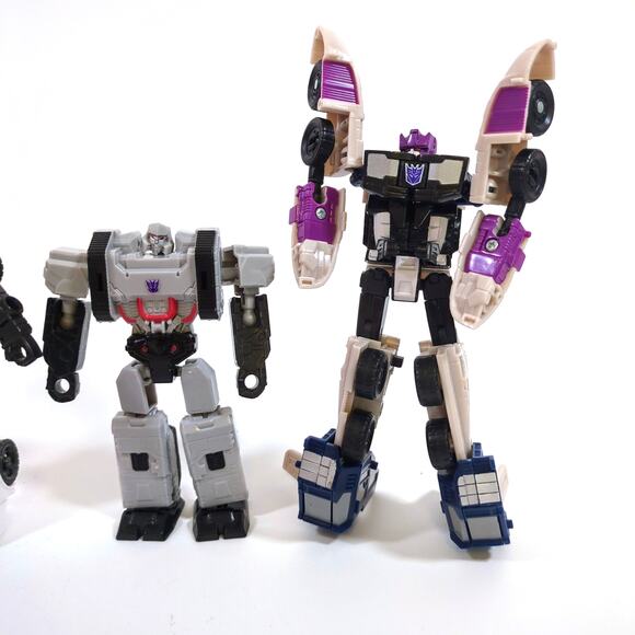 Transformers 4 Figure Lot Prowl Deadlock Megatron Tankor Autobots Decepticons - Picture 3 of 4
